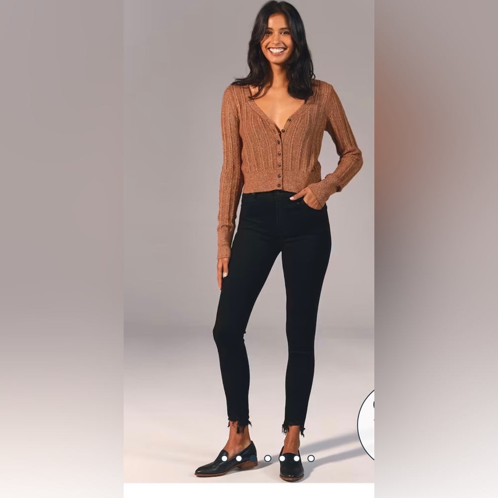 Abercrombie & Fitch High Rise Super Skinny Ankle Jeans